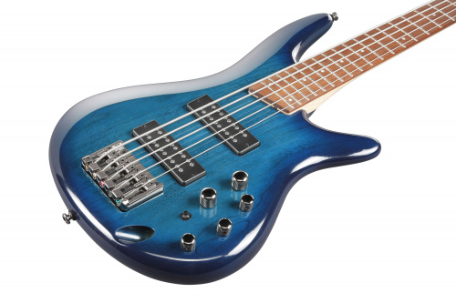 IBANEZ SR375E-SPB электрическая бас-гитара, 5 струн, цвет синий фото 5