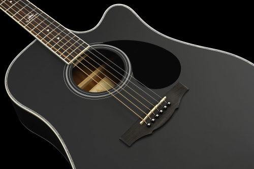 KEPMA D1C Black Matt акустическая гитара, цвет черный фото 7