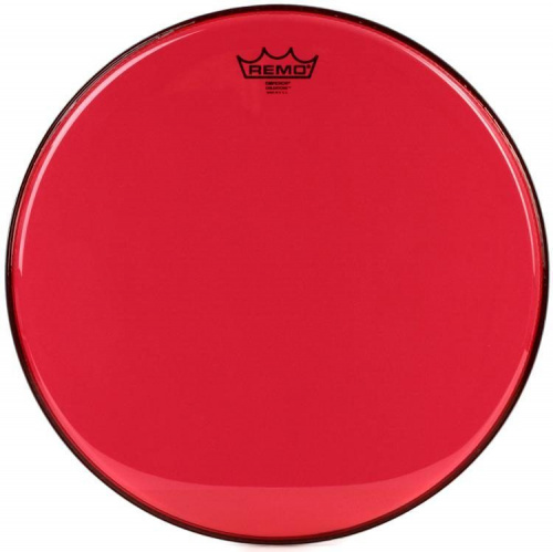 REMO BE-0316-CT-RD Emperor Colortone Red Drumhead 16 цветной двухслойный прозрачный пластик кра