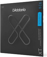 D'ADDARIO XTABR1047-12 SET ACOUS XT 80/20 12-STRING комплект из 12 струн с покрытием XT для акустической гитары, 10-47