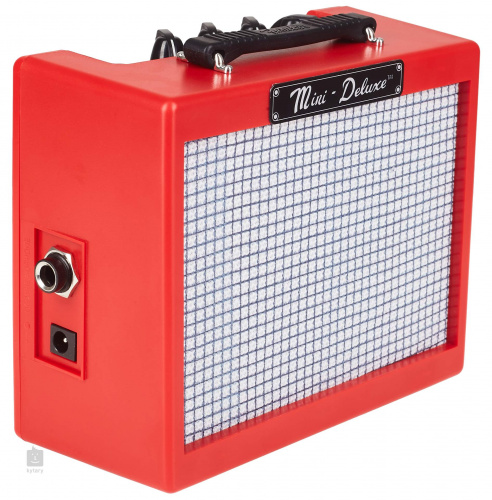FENDER MINI DELUXE AMP RED портативный усилитель для гитары фото 2