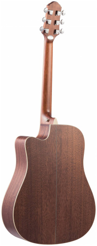 CRAFTER DE-6/NC + Чехол электроакустическая гитара Дредноут SolidTop-ель, корпус-махагон, натура фото 3