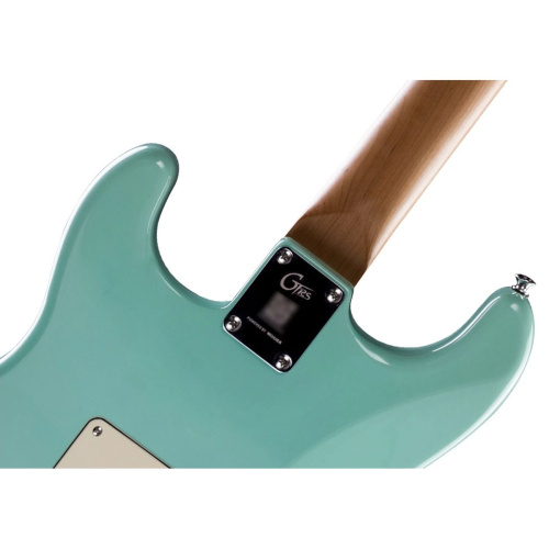 Mooer GTRS P801 Green Электрогитара со встроенным процессором, HSS, клен, цвет Surf Green фото 3