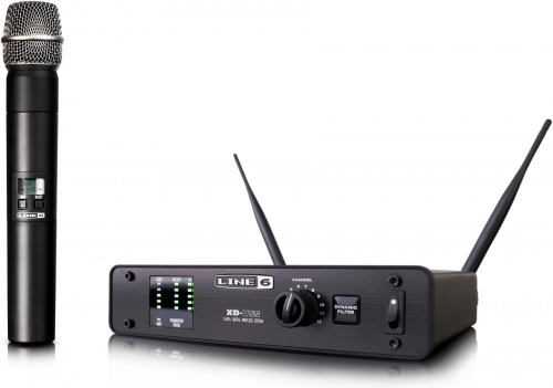 LINE 6 XD-V55 цифровая вокальная беспроводная система с ручным передатчиком V55-HHTX, несущая частота 2,4 ГГц, 12 каналов, радиус действия до 100 м, д