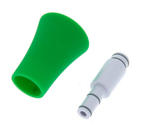 NUVO Straighten Your jSax Kit (White/Green) Съемный мундштук для флейты, цвет белый/зелёный
