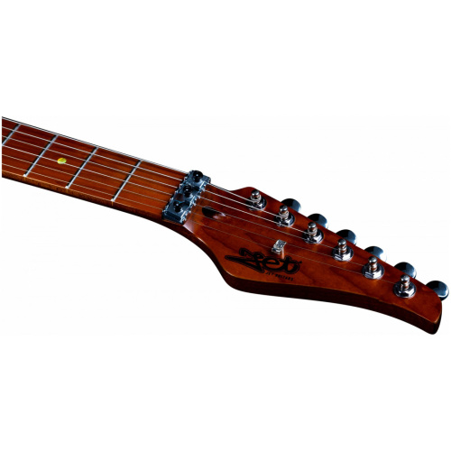 JET JS-850 Relic FR электрогитара, Stratocaster, корпус ольха, 22 лада, HS, цвет Relic FR, красный фото 11