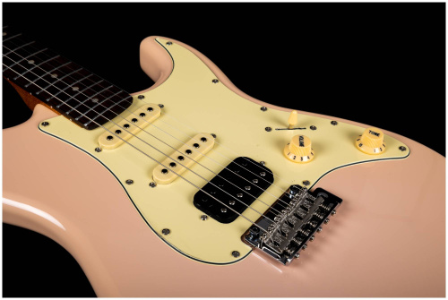 JET JS-400 PK R электрогитара,Stratocaster, корпус липа, 22 лада, HSS, tremolo, цвет PK фото 3