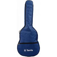 TERRIS TGB-A-05BL чехол для акустической гитары, утепленный (5 мм), 2 наплечных ремня, цвет синий
