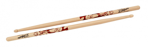 ZILDJIAN DAVE GROHL барабанные палочки с деревянным наконечником, отборный американский орех