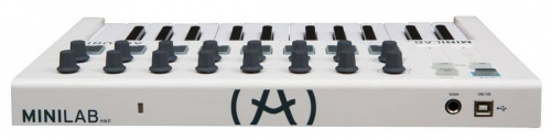 Arturia MiniLab mkII 25 клавишная низкопрофильная, динамическая MIDI мини-клавиатура, 16 энкодеров, фото 3