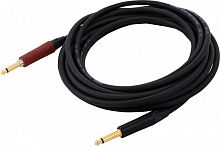Cordial CSI 6 PP-SILENT инструментальный кабель моно-джек 6,3 мм/моно-джек 6,3 мм, разъемы Neutrik, 6,0 м, черный