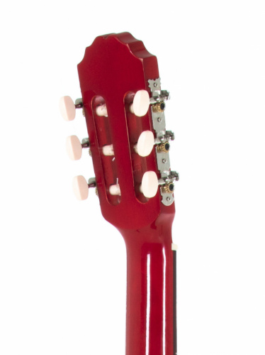 GEWApure Classical Guitar Basic Transparent Red 4/4 Классическая гитара (PS510153742) фото 8