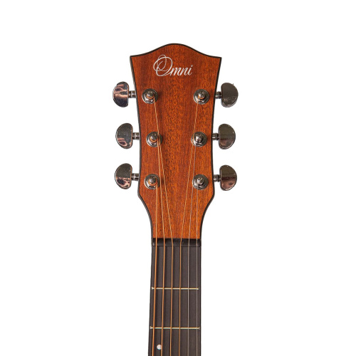 Omni D-550E электроакустическая гитара, дредноут, цвет натуральный фото 2