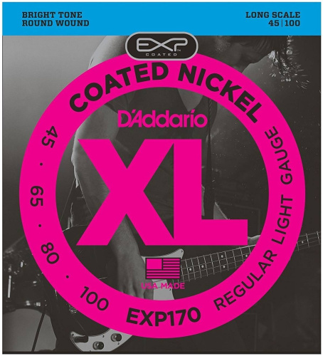 D'Addario EXP170 Струны бас long 045-100, nickel