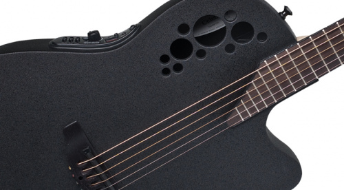 OVATION 2078TX-5-G Elite TX Deep Contour Cutaway Black Textured электроакустическая гитара (OV553201) фото 3