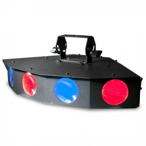 American DJ Monster Quad Светодиодный эффект трилистника с 4 объективами, 25 светодиодов RGBWA мощно фото 2