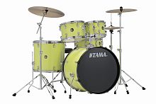 TAMA RM52KH6-FYM RHYTHM MATE ударная установка из 5-ти барабанов (цвет флуоресцентный желтый) со стойками