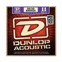 Dunlop DAB1152 струны для акустической гитары Bronze 80/20 Med Light 11-52