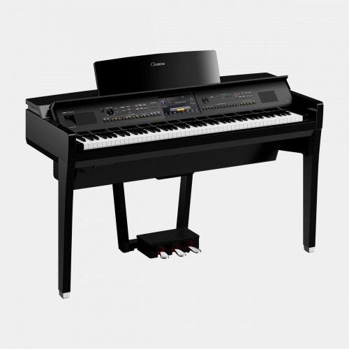 Yamaha CVP-809PE клавинова, 88 клавиш, клавиатура GrandTouch™ Keyboard, 256 полифония, 2143 тембр