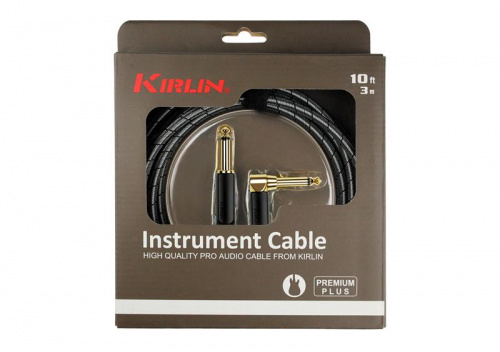 Kirlin IWB-202BEGL 6M BM кабель инструментальный Разъемы: 1/4" прямой моноджек 1/4" угловой мон фото 4