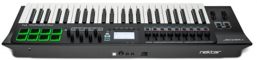 Nektar Panorama T4 USB MIDI DAW контроллер, 49 клавиш, 8 пэдов с датчиком силы нажатия фото 3