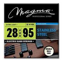 Magma Strings BE141NDB Струны для 5-струнной бас-гитары High C Double Ball End 28-95, Серия: Double Ball End, Калибр: 28-40-60-75-95, Обмотка: круглая