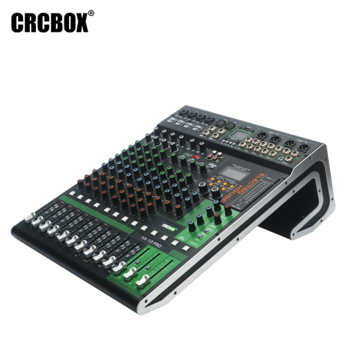 CRCBOX XA-12 PRO Аналоговый микшер, 4 микр. входа, 8 стерео входов, 4 группы, 4 шины, 2 FX фото 3