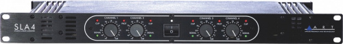 ART SLA-4 Усилитель мощности Bridge: 2х200 Вт 16 Ом 2х280 Вт 8 Ом Stereo: 4х100 Вт 8 Ом 4х140 Вт