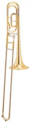 Yamaha YSL-356G(E) тромбон тенор Bb/F студенческий, Yellow-brass, 12.7-13.34/204.4mm лак золото