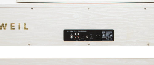 Kurzweil M130W WH Цифровое пианино, 88 молоточковых деревянных клавиш, полифония 256, цвет белый фото 4