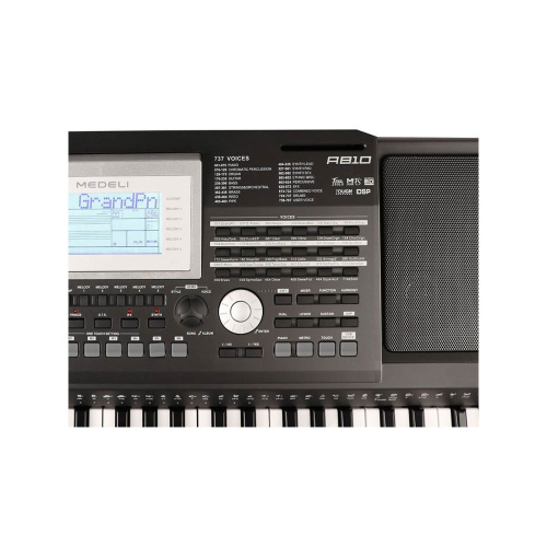 Medeli A810 синтезатор, 61 клавиша, 128 полифония, 737 тембров + 50 users, 240 стилей + 10 users фото 6