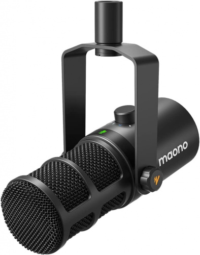 Maono PD400 динамический микрофон, направленность кардиоида, сопротивление 300 Ом, выход на наушник