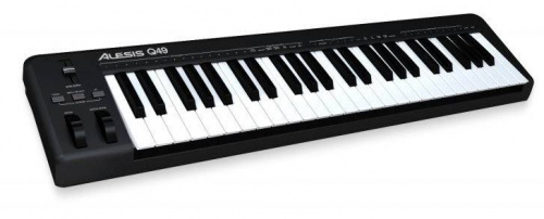 ALESIS Q49 MIDI-клавиатура 49 клавиш, чувствительная к силе нажатия, разъемы USB, MIDI DIN, питание по USB. фото 2