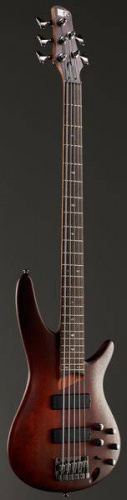 IBANEZ SR505 BM бас-гитара 5-cтрунная, цвет Brown Mahogany, корпус махагон, гриф на болтах, 5 сл ятоба/бубинга, накладка палисандр, 24 лада, мензура 3 фото 4