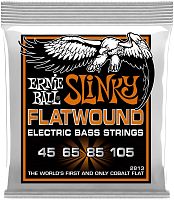 Ernie Ball 2813 струны для бас-гитары Hybrid Slinky Flatwound Bass (45-65-85-105)