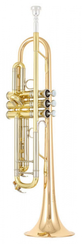 Yamaha YTR-8335G труба Bb профессиональная, тяжёлая, gold brass bell, чистый лак фото 3