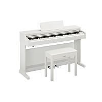 Yamaha YDP-165WH Arius цифровое пианино с банкеткой, клавиатура GH3, 192 полифония, 10 тембров