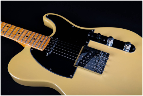 JET JT-350 BSC электрогитара, Telecaster, корпус липа, 22 лада, SS, цвет Buterscotch фото 4