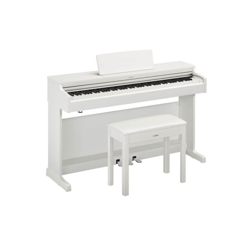 Yamaha YDP-165WH Arius цифровое пианино с банкеткой, клавиатура GH3, 192 полифония, 10 тембров