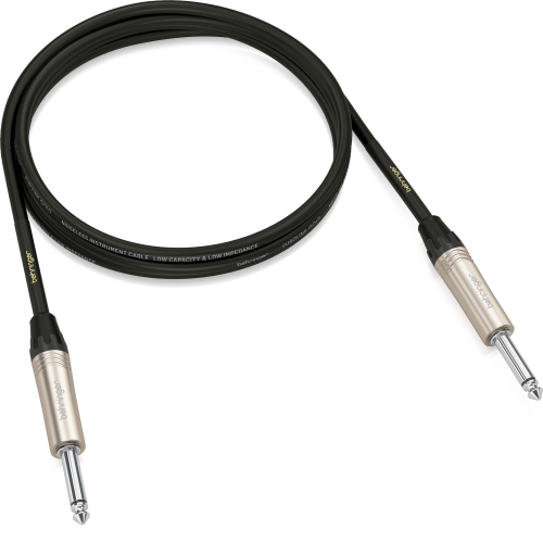 Behringer GIC-150 инструментальный кабель джек моно 6.3мм джек моно 6.3мм, 1.5 м, 1 x 0.22 mm, черн фото 2