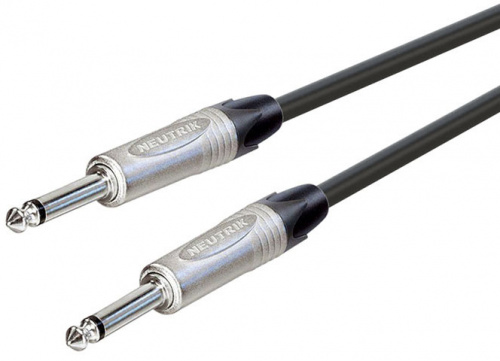 ROXTONE NGJJ100/6 Инструментальный кабель, 6,5mm mono Jack – 6,3mm mono Jack(Neutrik: NP2X), 6м