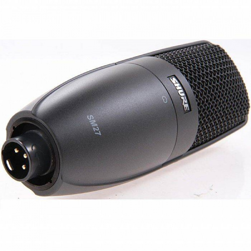 SHURE SM27-LC студийный конденсаторный микрофон с защитным бархатным чехлом и противоударным креплением фото 3
