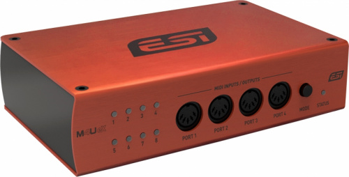 ESI M4U eX Внешний USB 3.0 MIDI-интерфейс, 8 MIDI портов (автоматическое определение входных и выход