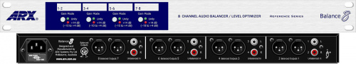 ARX Balance 8 8-канальный преобразователь несимметричного сигнала в балансный. фото 3