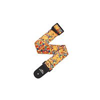 Planet Waves 50BYS02 гит. ремень"Yellow Submarine Primrose Prairie", 50 мм, нейлон, кож. наконечники