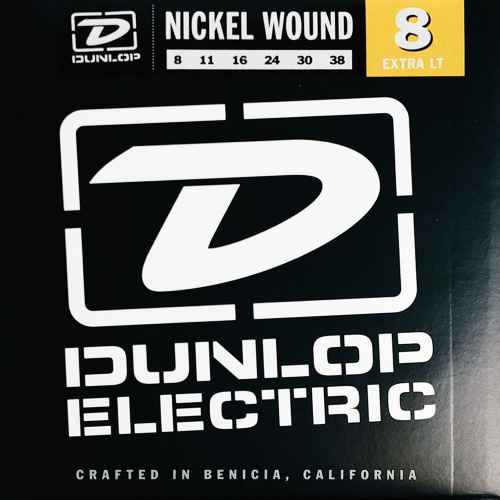 Dunlop DEN0838 струны для электрогитары Extra Light 8-38, никель