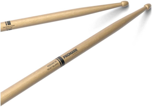 PROMARK RBH595AW 5B барабанные палочки, орех, Rebound Balance, деревянный наконечник (acorn) фото 3