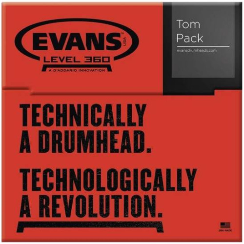 Evans ETP-HYDGL-F Набор пластиков 10",12",14" Hydraulic Glass,двойные, прозрач.с напылением фото 2