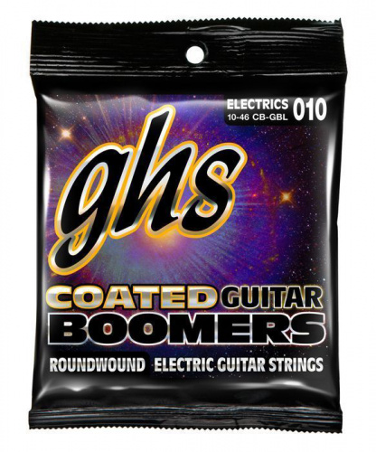GHS CB-GBL Струны для электрогитары (10-13-17-26-36-46) Coated Boomers