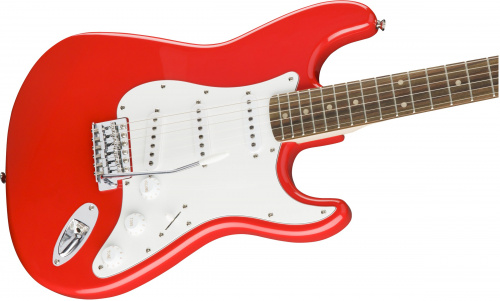 FENDER SQUIER AFFINITY STRAT STRAT LRL RCR электрогитара Stratocaster, накладка - лаурэль, цвет красный фото 3